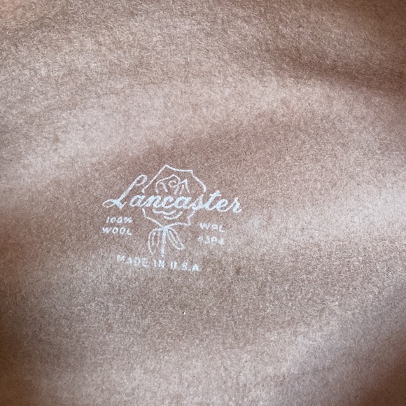 Classic VTG Camel Tan Wool Fedora Hat - Picture 6 of 9